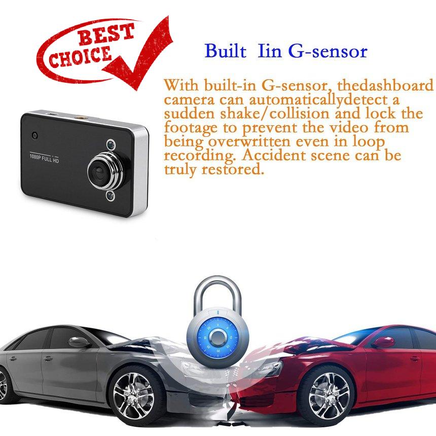 Camera Ghi Hình Tự Động K6000 Full 1080p 10.7 Cho Xe Hơi | BigBuy360 - bigbuy360.vn