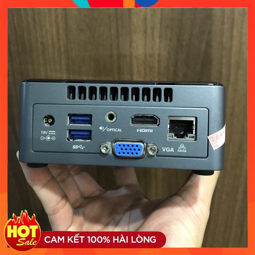 ❀[Nhỏ]Cây máy tính case PC mini Intel NUC J3455 Ram 4Gb 8Gb SSD 120G nhỏ gọn Gamming chơi game văn phòng giải trí phim 4 | BigBuy360 - bigbuy360.vn