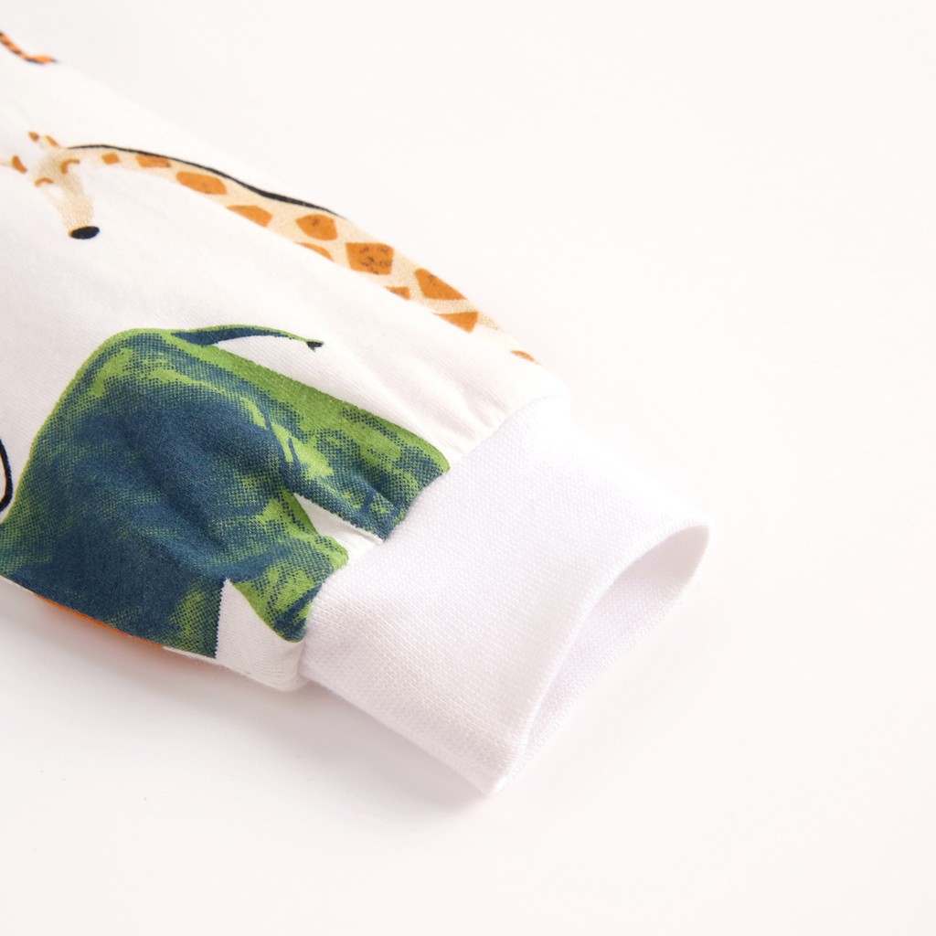 Sanlutoz Áo Sơ Mi Dài Tay Họa Tiết Hoạt Hình Xinh Xắn Dành Cho Bé