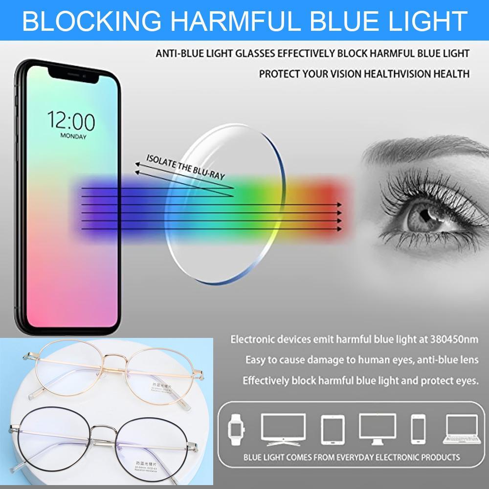 JUNE Kính Chống Ánh Sáng Xanh Thời Trang Bảo Vệ Mắt