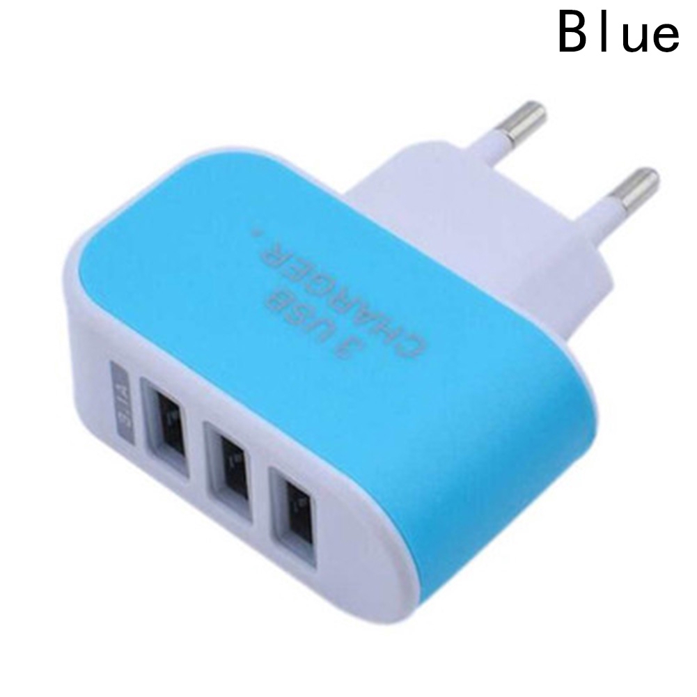 Đầu Sạc 3 Cổng Usb 5v 3.1a Chất Lượng Cao