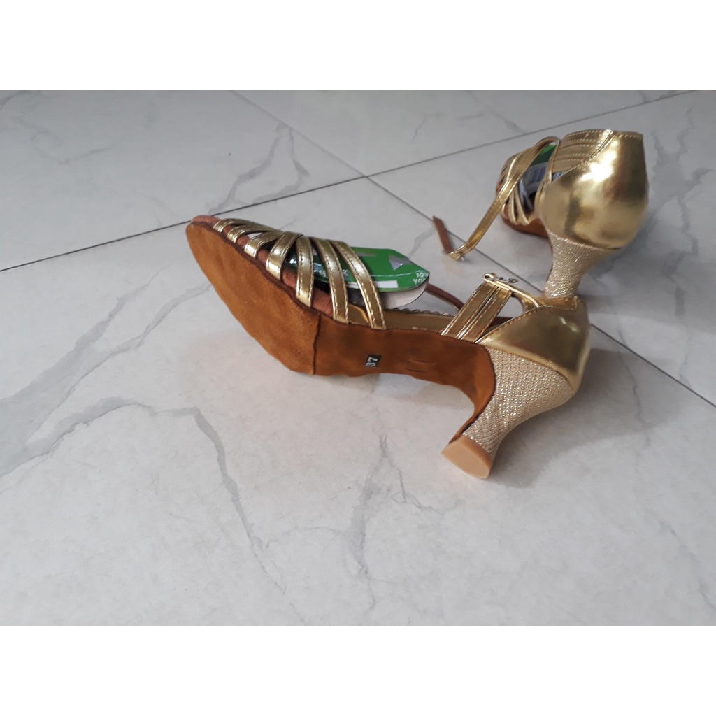 Giày khiêu vũ đế da mềm- mẫu cao cấp 5 phân