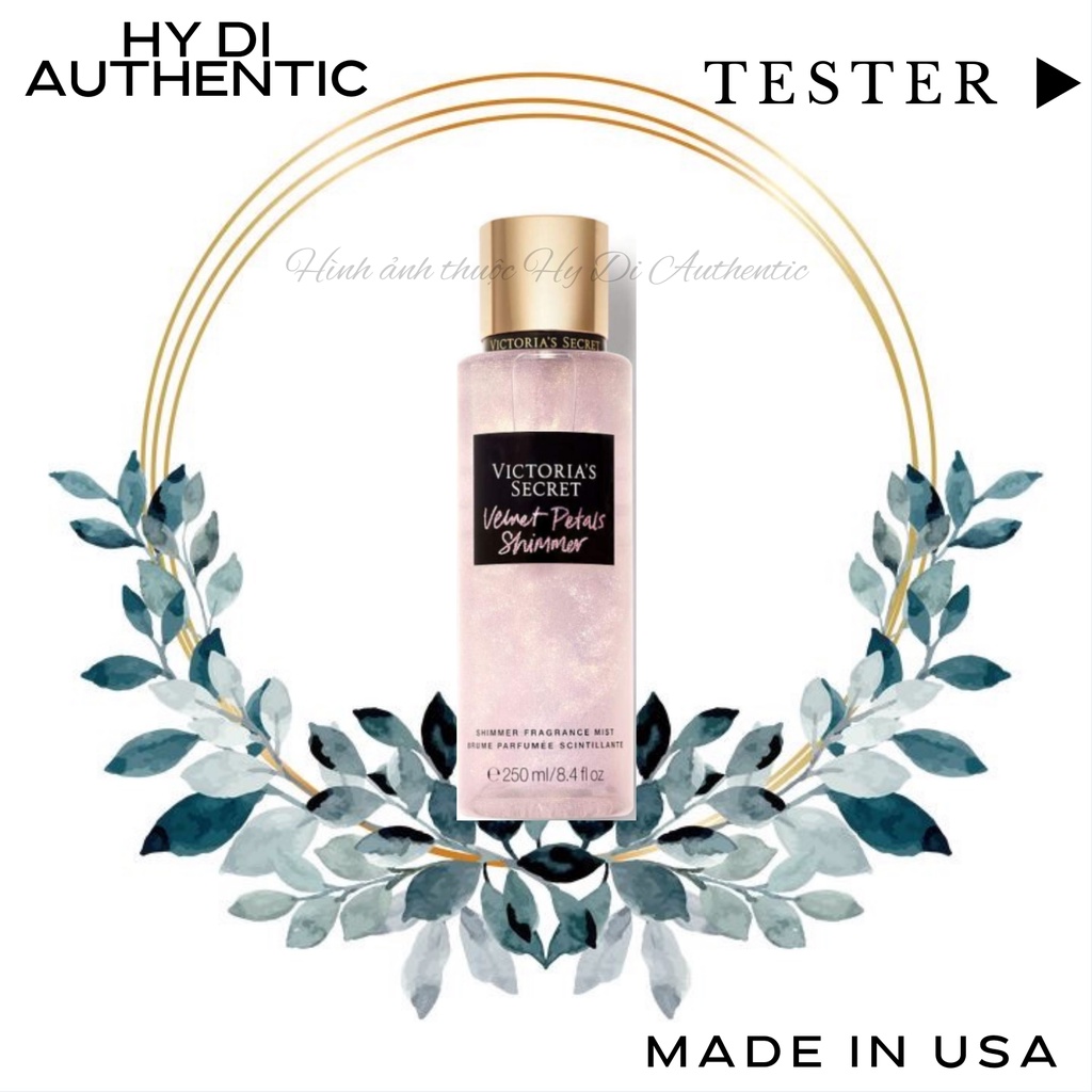 VELVET PETALS SHIMMER - Xịt Thơm Nhũ Body Shimmer Mist Victoria’s Secret