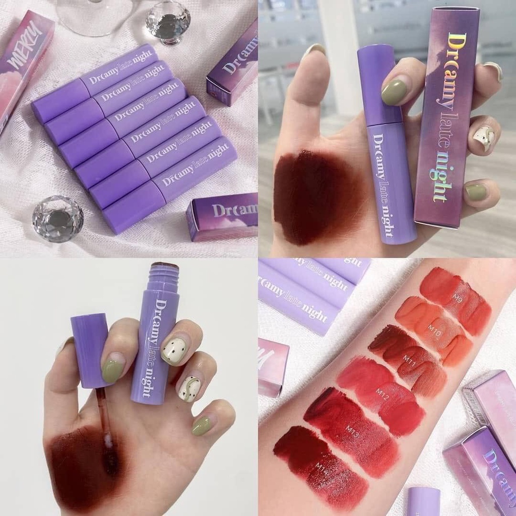 [Màu M09-M14]] Son Kem Lì, Siêu Mịn Merzy Bite The Beat Mellow Tint | Thế Giới Skin Care