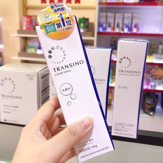Sữa rửa mặt giảm nám trắng da transino clear wash 100g - chuẩn auth bao check