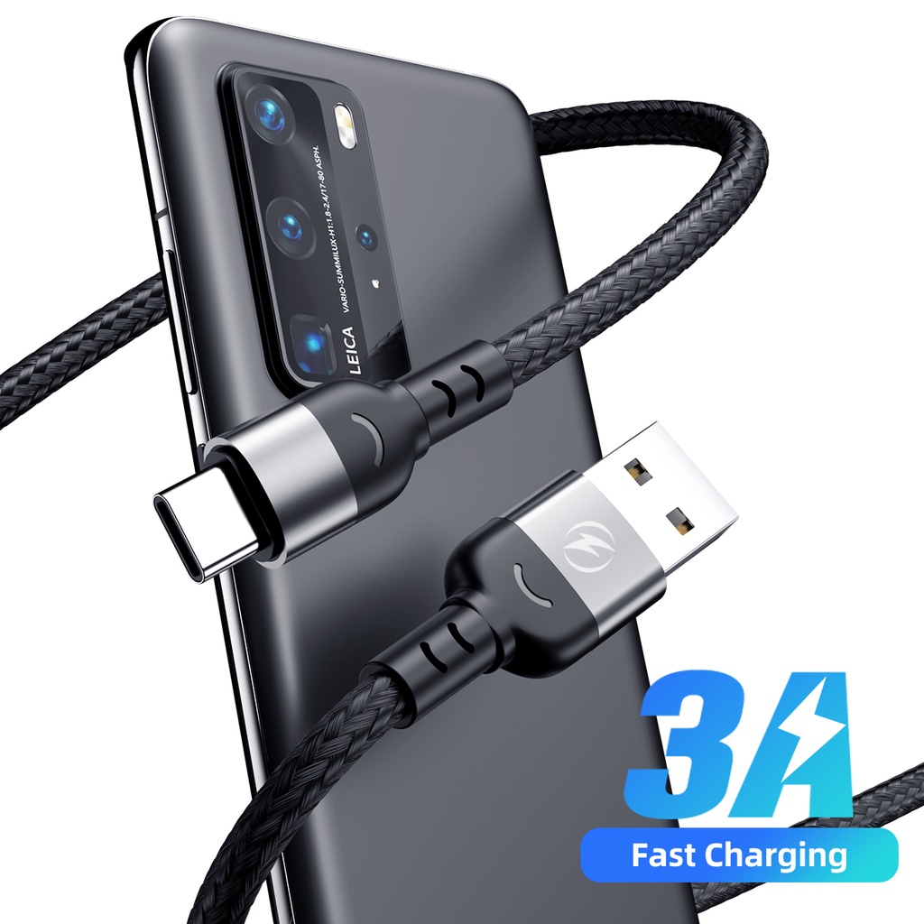 Guugei Cáp sạc nhanh chuyển đổi USB A 2.0 sang USB Type C Qualcom 3.0 dài 0.5m/1m/2m