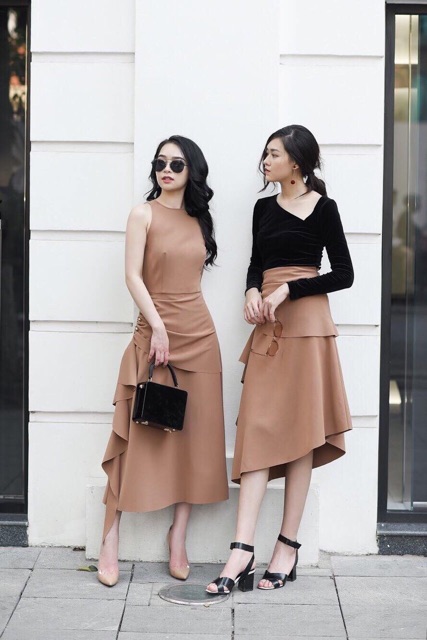 Đầm Đỏ Tùng Xoè Đi Tiệc Sang Trọng  MH | BigBuy360 - bigbuy360.vn