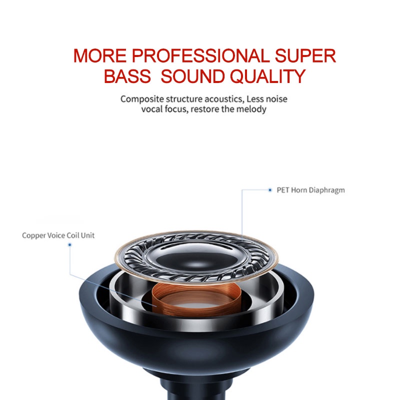 Tai Nghe Bluetooth 5.0 Không Dây Đeo Cổ Kèm Mic Dùng Cho Tất Cả Các Dòng Điện Thoại