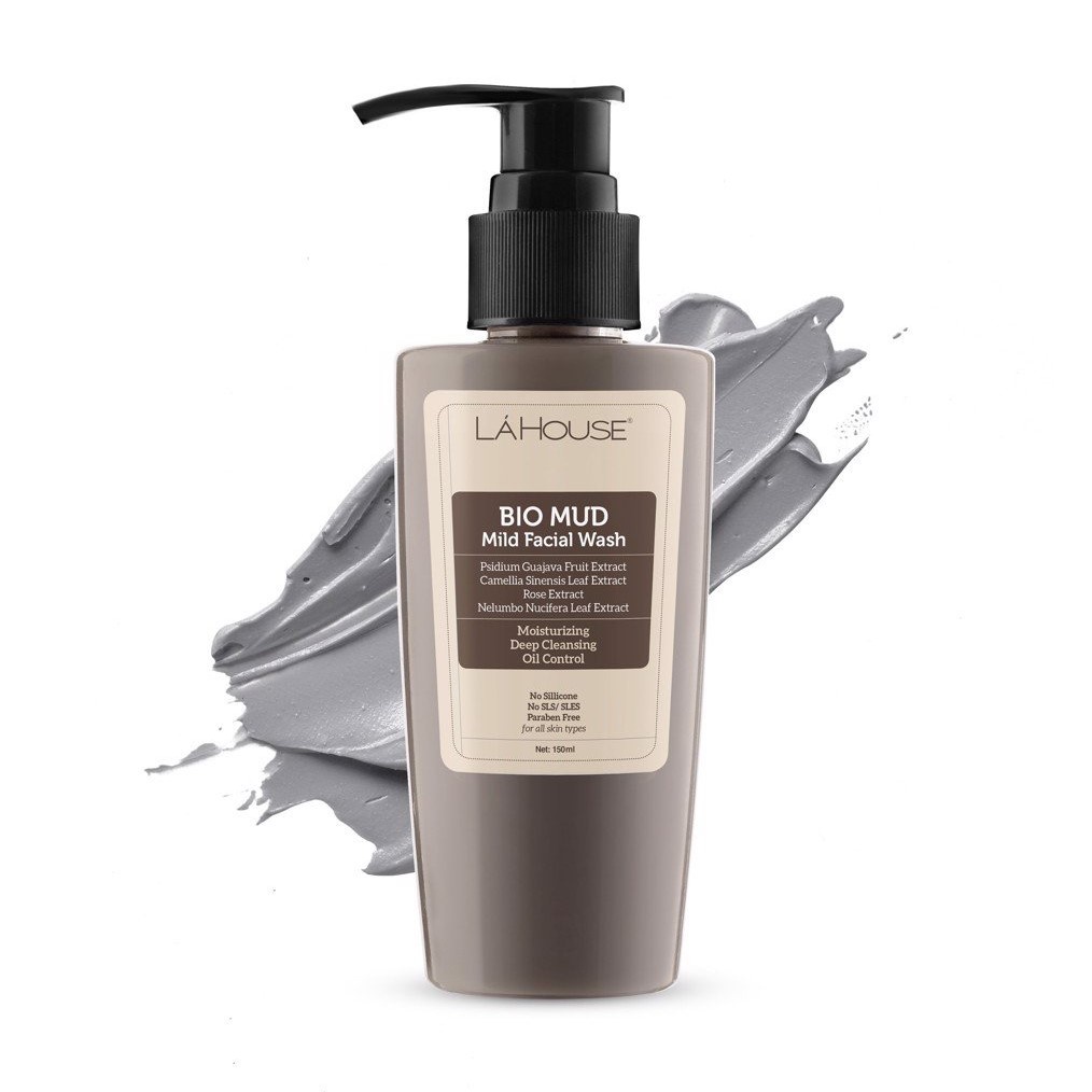 Sữa rửa mặt bùn khoáng bảo vệ da Lá House Bio Mud Mild Facial Wash 50ml/150ml
