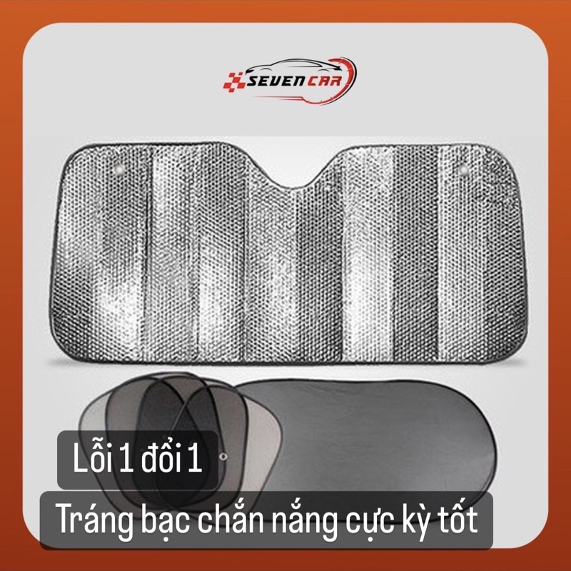 Bạt phủ kính lái ô tô, tấm chắn nắng kính lái xe hơi tráng bạc 4 lớp chống nắng, bụi, mưa, trộm - SEVEN.CAR