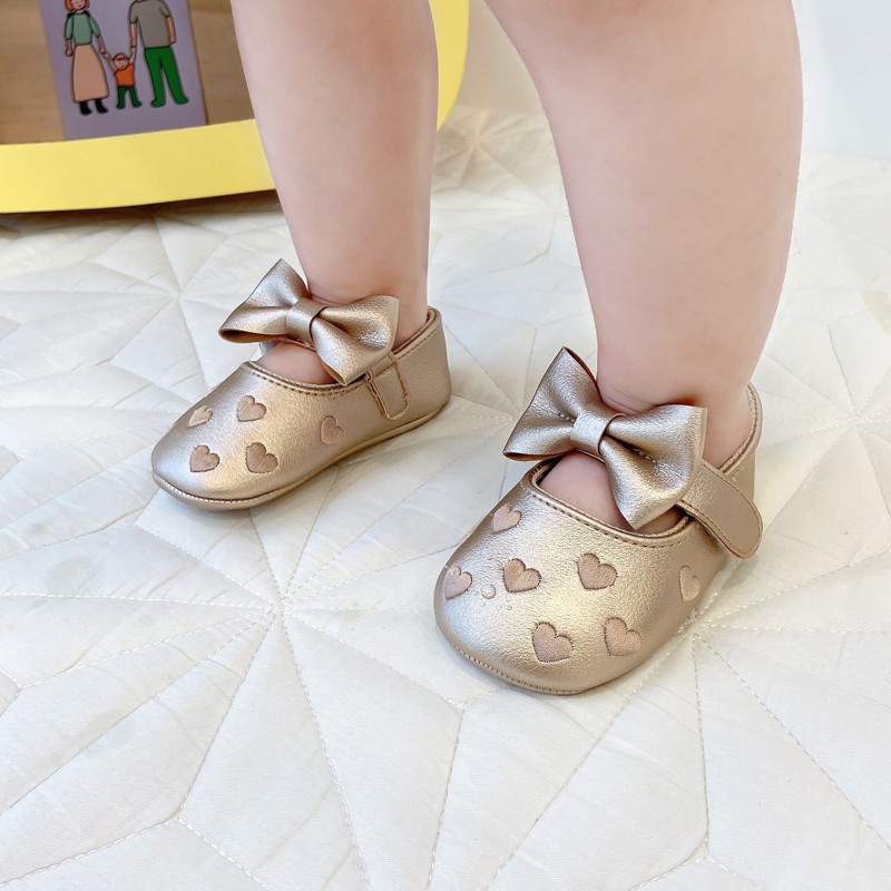 Giày đế mềm chất liệu cotton chống trượt cho bé sơ sinh