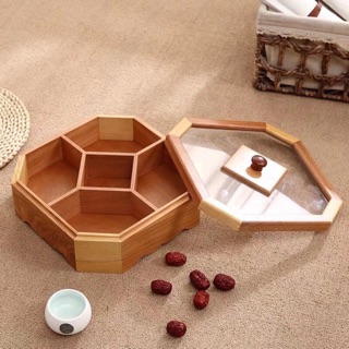 Khay mứt gỗ sang xịn mịn thơm