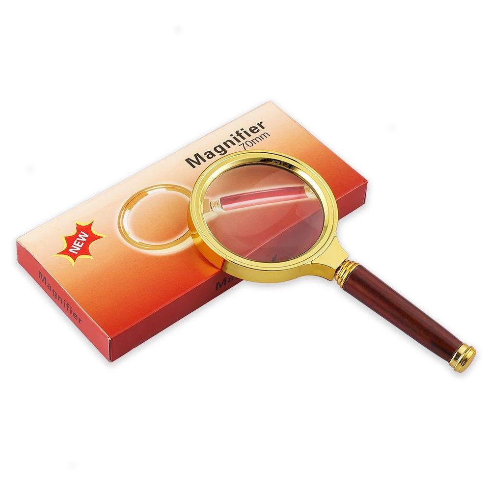 LONTIME Kính Lúp Mini Bỏ Túi Phóng Đại 10 Lần