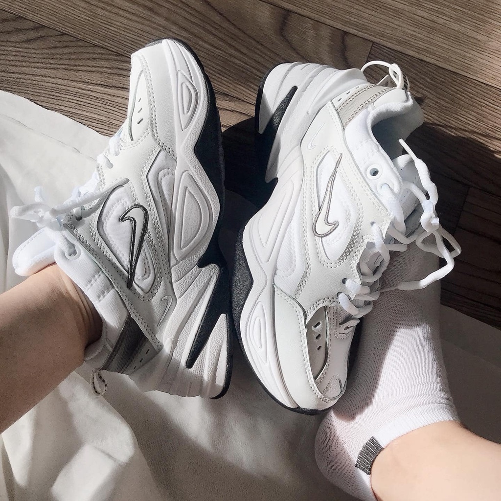 GIÀY THỂ THAO SNEAKER M2K GÓT ĐEN, M2K GÓT CAM ẢNH THẬT TỰ CHỤP SC 1:1 +FREESHIP