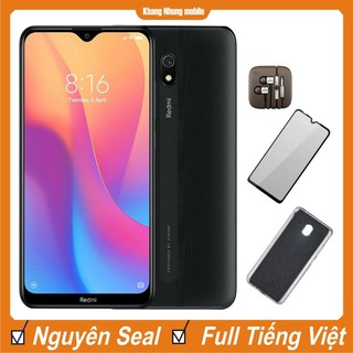 Điện thoại xiaomi redmi 8a 3/32gb, 4/64gb + ốp lưng + cường lực + tai nghe – hàng nhập khẩu