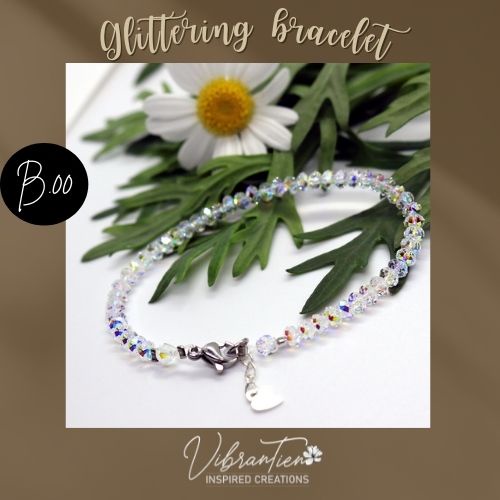 Vòng tay pha lê bánh cam 4mm