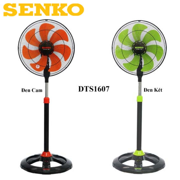 ✅ FREESHIP ✅ Quạt Đứng Thân Sắt Senko DTS1607 - Bảo hành 24T [Nowship 2h tại HCM]