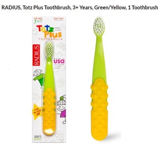 Bàn chải radius dành cho bé 6m+, 18m+,3y+