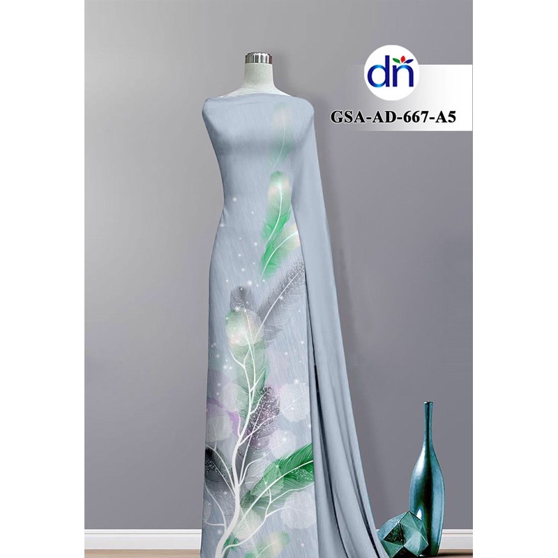 Vải áo dài 3D
