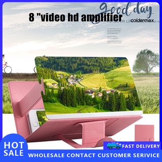 Kính Lúp Phóng Đại Màn Hình 8inch Hd Cho Điện Thoại Giá Đỡ