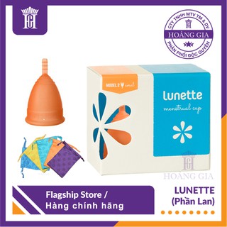 Cốc nguyệt san Lunette Phần Lan (màu cam) - HÀNG CHÍNH HÃNG - Lunette Menstrual Cup Orange