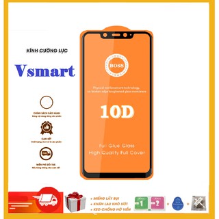 Cường Lực Full 10D Full Màn Full Keo Không 1 Chấm Liti  Vsmart active 1 / joy 1 / active 1 plus / joy 1 plus NEW