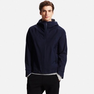 Áo khoác nam chống nước Uniqlo Blocktech Parka