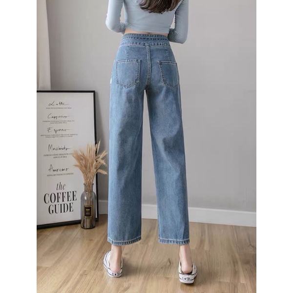 Quần Bò Nữ Đẹp Cạp Cao Tôn Dáng Size Bé XXS-XS-S-M-L, Chất Mềm Đẹp Không Bai Màu