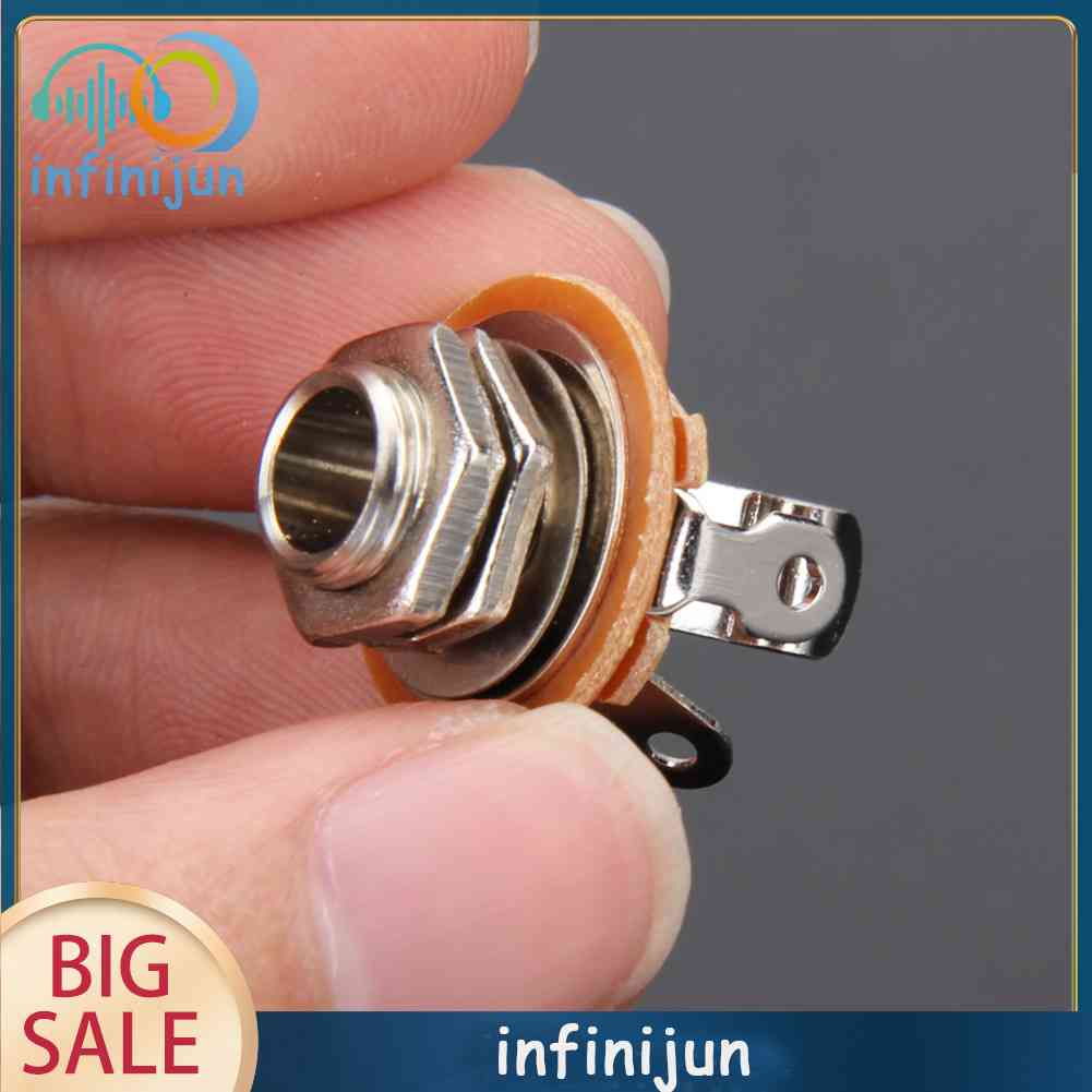 Thủ Công INFINIJUN#Set 2 Phụ Kiện Jack Cắm 11 1 / 4 6.35mm Cho Đàn Guitar