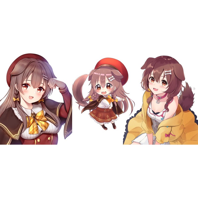 cốc in hình vtuber Inugami Korone-Hololive/ cốc uống nước Inugami Korone-Hololive