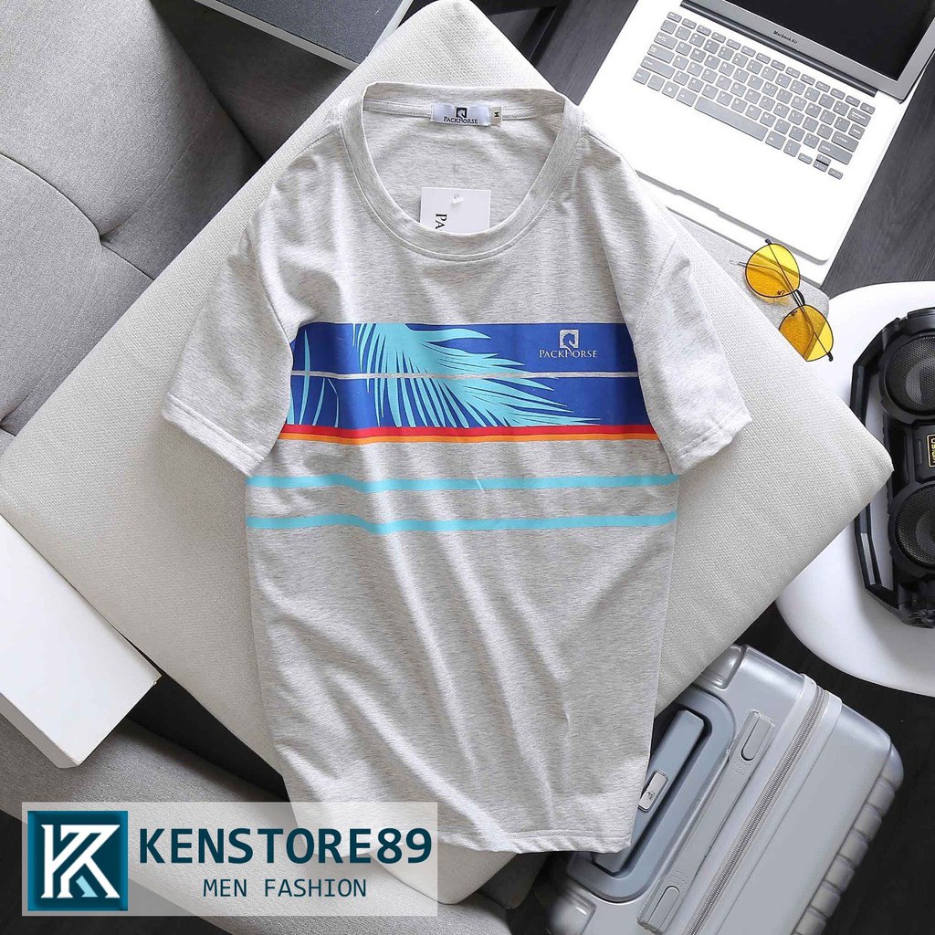 Áo thun nam cổ tròn PACKHORSE - FORWARD cao cấp KENSTORE89 ATP118