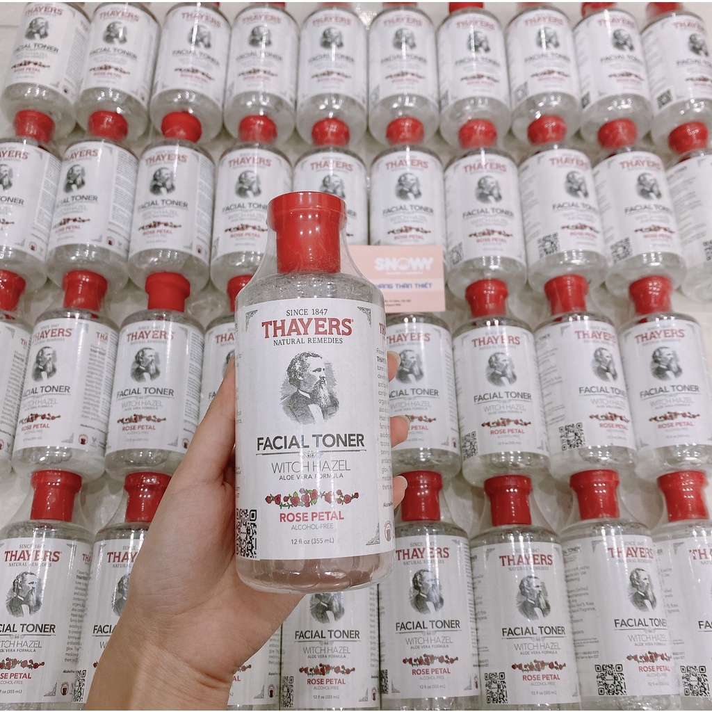 [Chính hãng] Nước Hoa Hồng Thayers không cồn 355ml Toner