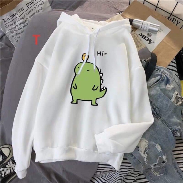 Áo Hoodie In Khủng Long NAM NỮ Nhiều Màu Lựa Chọn | BigBuy360 - bigbuy360.vn