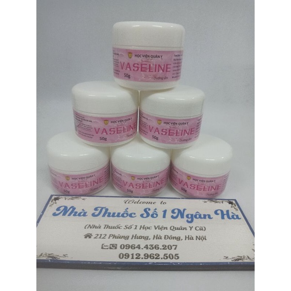 Vaseline Học Viện Quân Y làm thơm và dưỡng ẩm, làm mềm da, giúp khỏi nứt nẻ hũ 50g