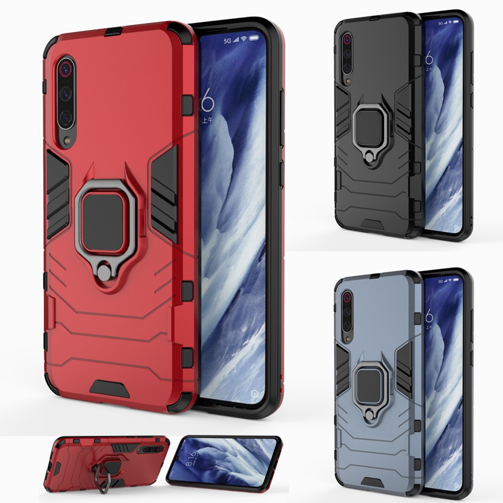 Case for Xiaomi redmi K20 Pro K20pro mi 9 mi9 lite t se 9se 9lite mi9t Mi 9T Pro mi9tpro hard case anti crack antishock for mi9t mi9lite shockproof tough armor TPU PC phone case cover casing with ring holder stand