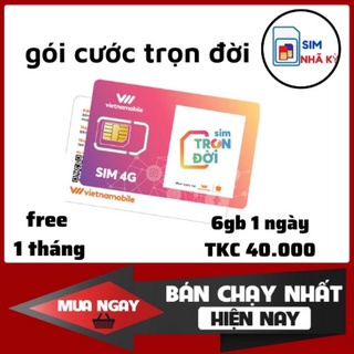 Sim 4g vietnamobile gói cước trọn đời