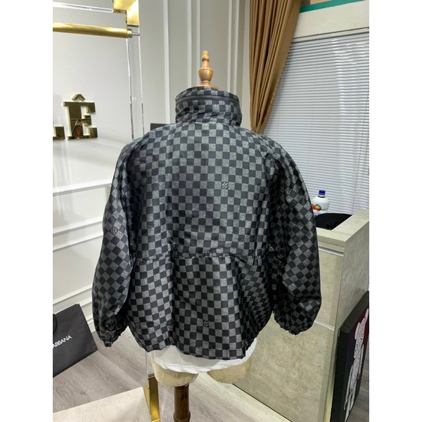 Áo khoác LV hoạ tiết 3 lớp cao cấp