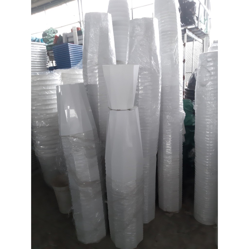 chậu Nhựa trồng cây hình ống ( Rộng 25cmxCao 30cm) KC02