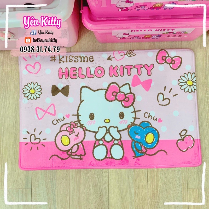 THẢM DORAEMON HELLO KITTY 40*60CM