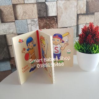 Sách gỗ ghép hình (giao ngẫu nhiên chủ đề)