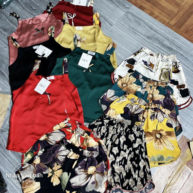 Bán Sỉ Bộ Sát nách Chất Lụa  cực Đẹp mềm mát Ảnh sàn ảnh thật 100%- đồ q | BigBuy360 - bigbuy360.vn