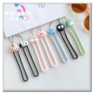 Dây đeo tay bằng silicon chống rơi kiểu dáng độc đáo dễ thương cho điện thoại/ túi xách/chìa khóa