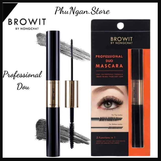 Chuốt mi Mascara Browit by Nongchat Thái Lan (My Everyday, Professional Dou, 2in1 Universal 3D - 3 loại được yêu thích) | BigBuy360 - bigbuy360.vn