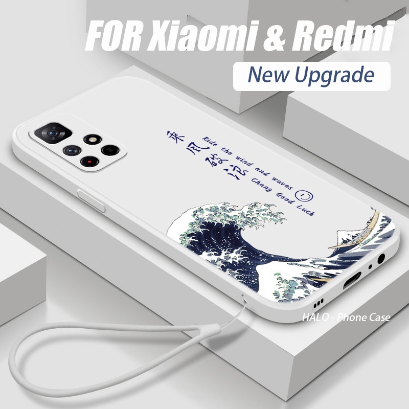 Redmi Note 11 Pro 5G Note 11/11S Ốp Điện Thoại Silicone Mềm Họa Tiết Sóng Biển Cho  Kanagawa Xiaomi Mi 12 Pro Mi 10T 11T Pro POCO F3 Note 10
