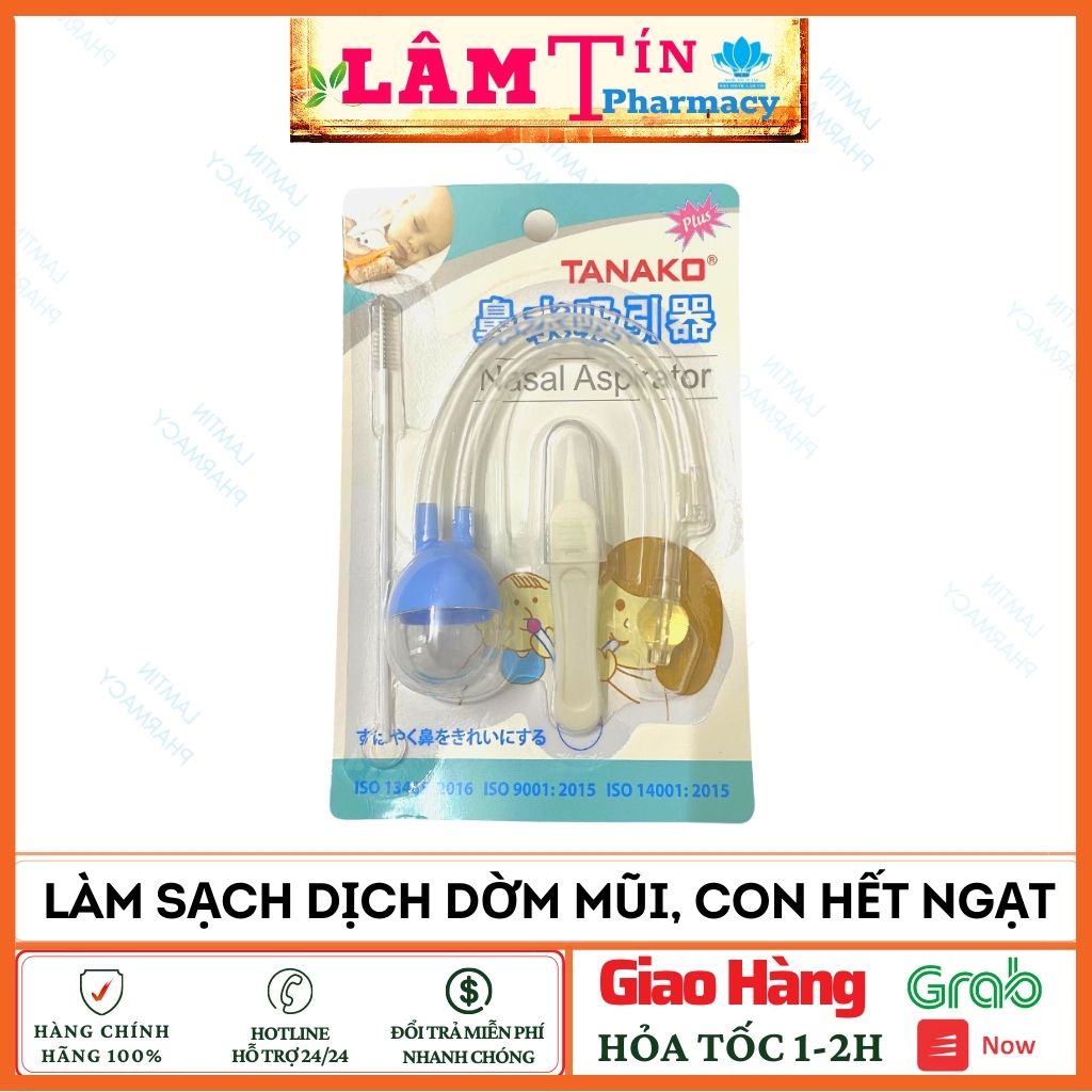 TANAKO  Dụng cụ hút mũi hút sạch đờm cho bé, làm sạch thông thoáng mũi.