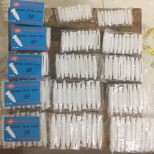 Bộ 2 ốc vít nở gắn tường dành cho phụ kiện nhà tắm phòng ngủ