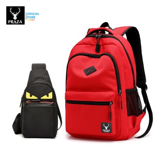 Combo Balo Hàn Quốc & Túi Đeo Chéo Angry Birds PRAZA - BLS0177DC106