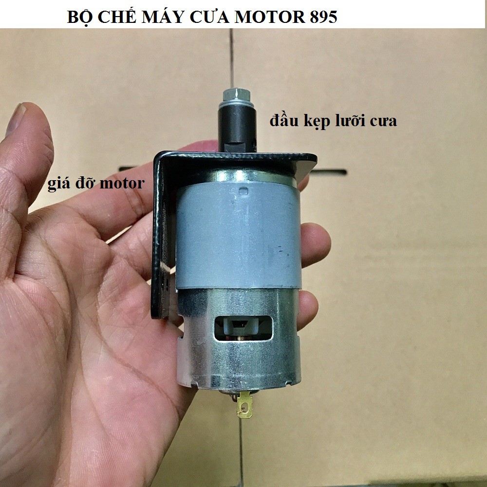 Motor 775,795,895 chế máy cưa,máy cắt siêu khỏe kèm đầu kẹp lưỡi cưa