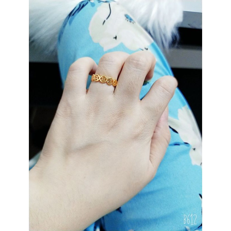 [SĂN SALE] Nhẫn kim tien may man.