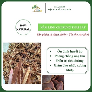 Nấm Linh Chi thái lát chuẩn rừng thải độc tố bảo vệ gan, chống lão hóa, kháng ung thư túi 1Kg